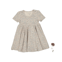 The Printed Short Sleeve Dress - Elise