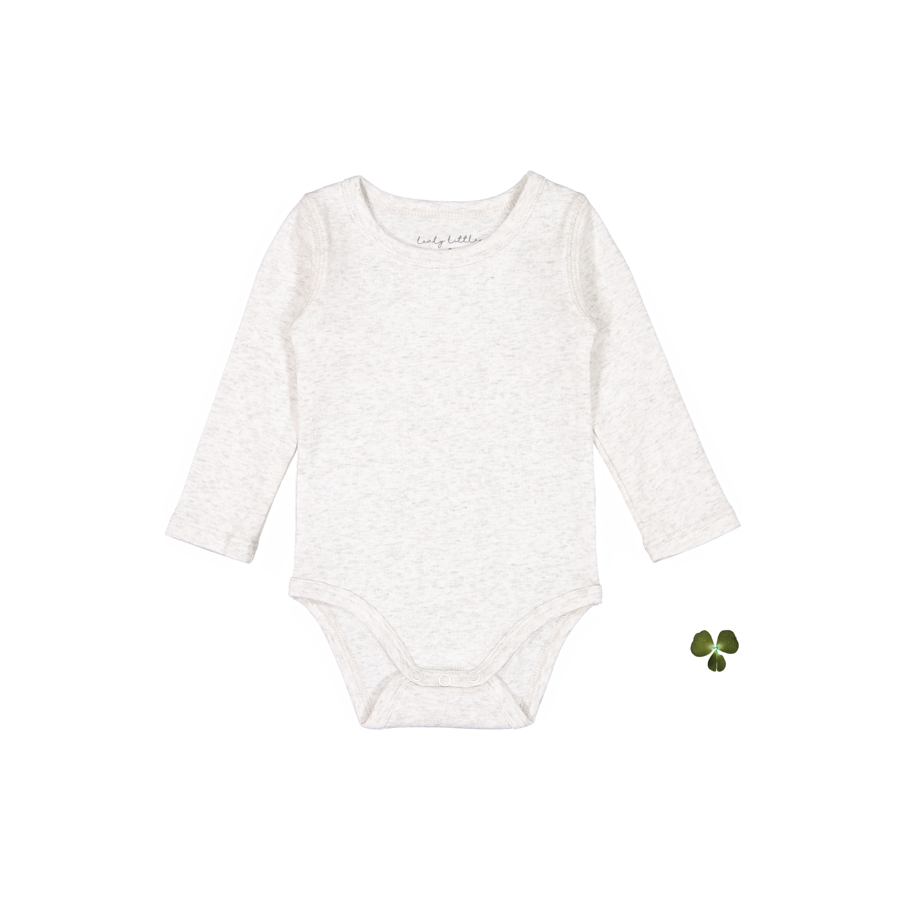 The Long Sleeve Onesie Oatmeal Lovely Littles