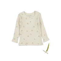 The Printed Long Sleeve Tee - Dragonfly