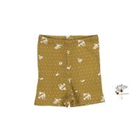 The Printed Short - Golden Floral