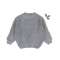 The Chunky Knit Sweater - Slate