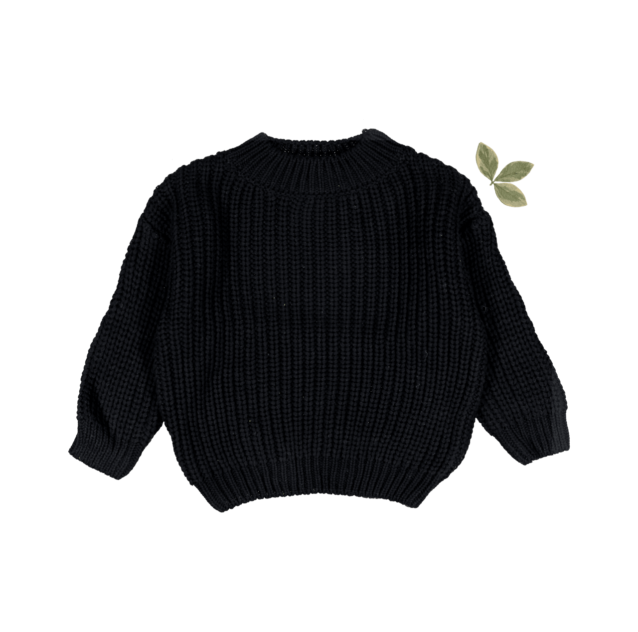 The Chunky Knit Sweater - Black – Lovely Littles