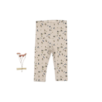 The Printed Legging - Floral Sand
