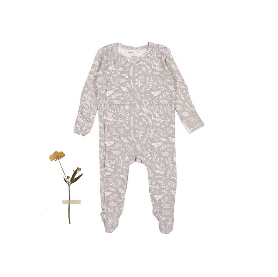 The Printed Snap Romper - Signature