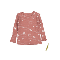 The Printed Long Sleeve Tee - Rosewood Floral