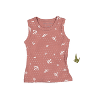The Printed Tank - Rosewood Floral