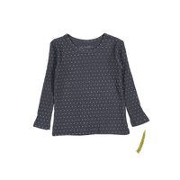 The Printed Long Sleeve Tee - Steel Dot