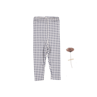 The Printed Legging - Steel Gingham