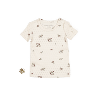 The Printed Short Sleeve Tee - Vintage Floral