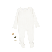 The Printed Romper - Pointelle