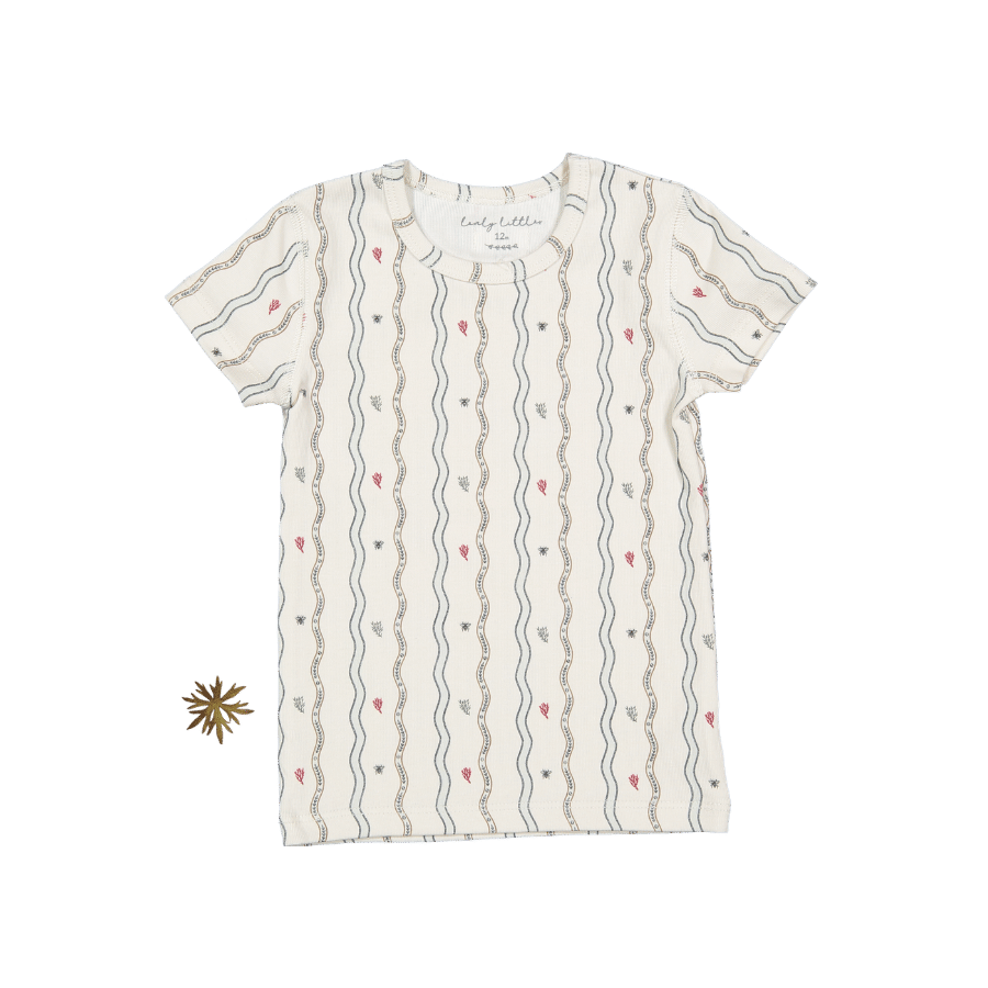 The Printed Short Sleeve Tee - Meri Sea