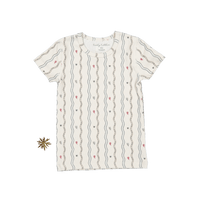 The Printed Short Sleeve Tee - Meri Sea