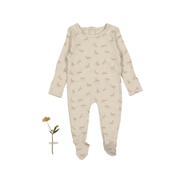 The Printed Romper - Horse