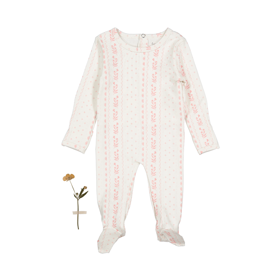 The Printed Romper - Pink Tapestry