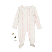 The Printed Romper - Pink Tapestry