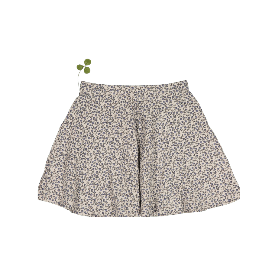The Printed Skirt -  Blueberry