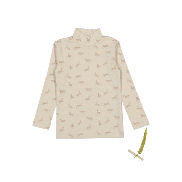 The Printed Tutleneck - Horse