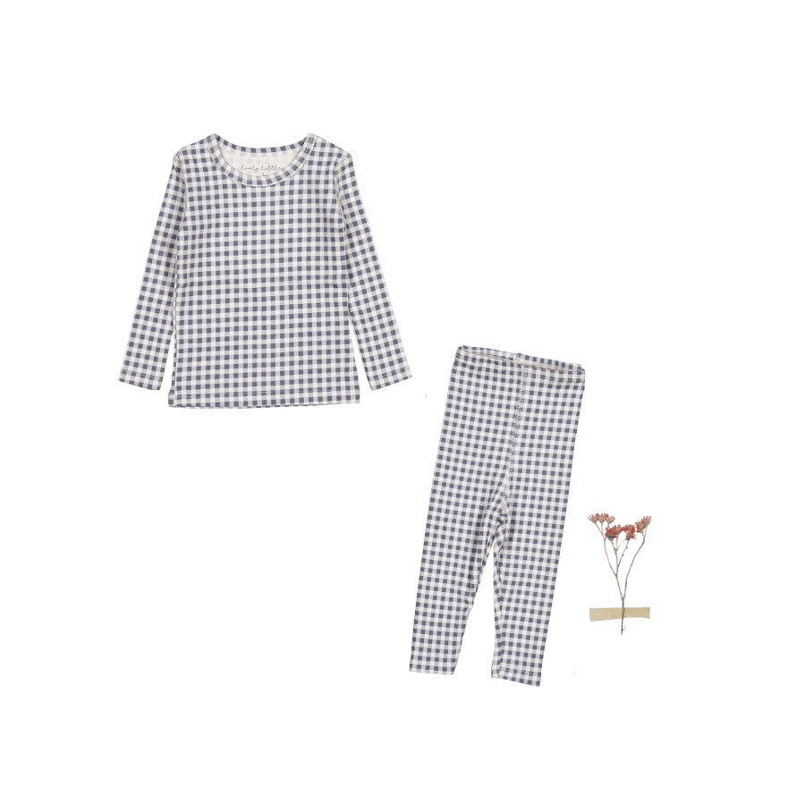 The Legging Set - Steel Gingham