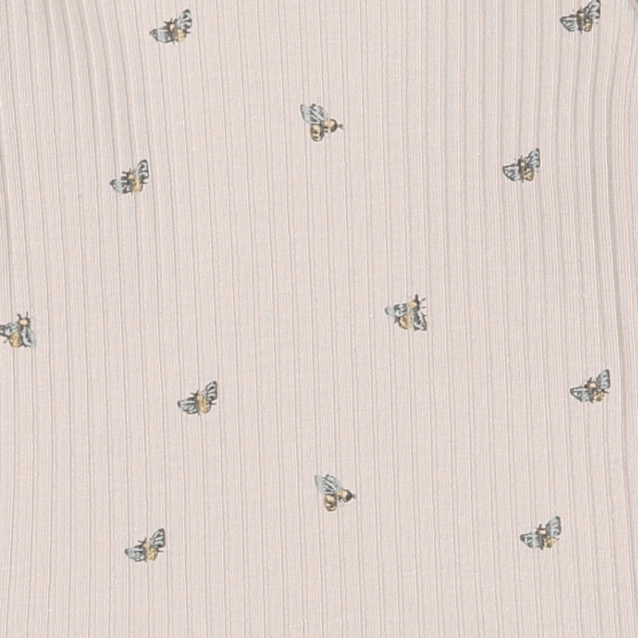 The Printed Short Sleeve Dress - Bee