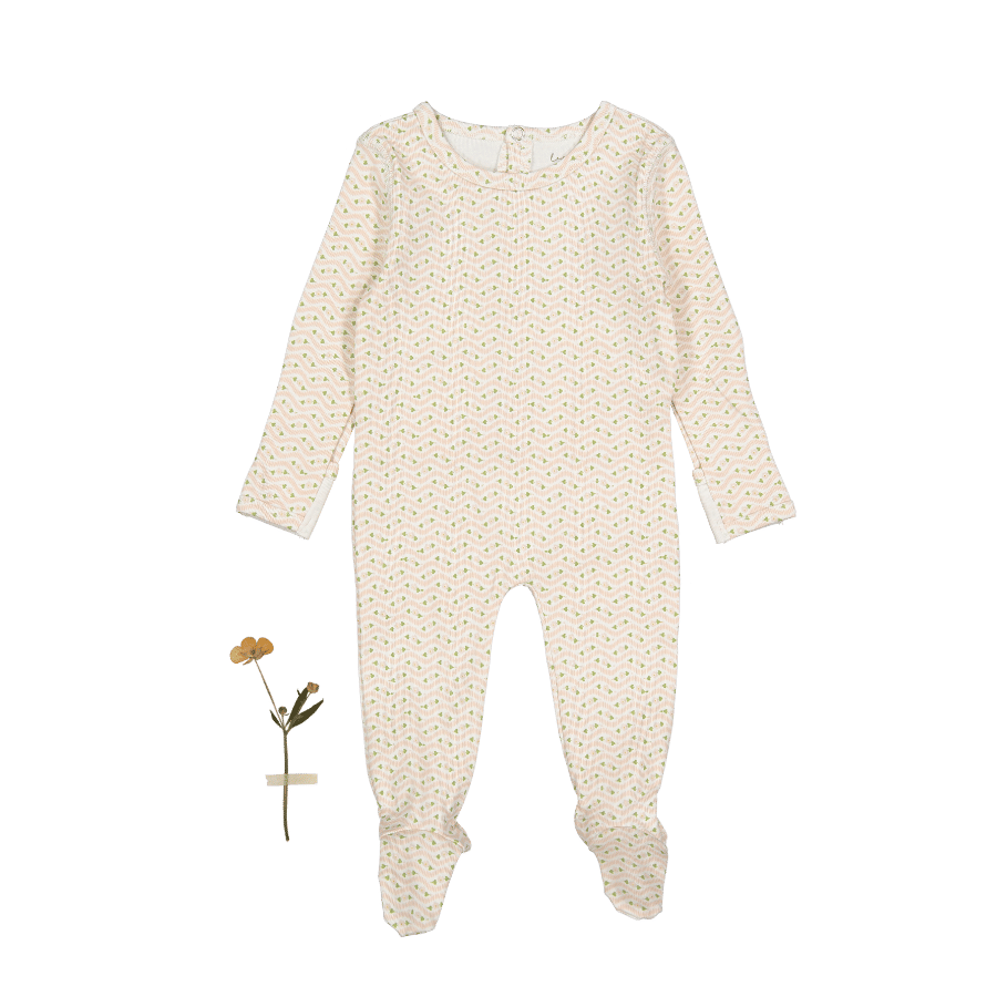 The Printed Romper - Elsie Pink