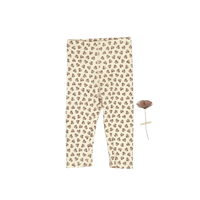 The Printed Legging -  Neutral Floral