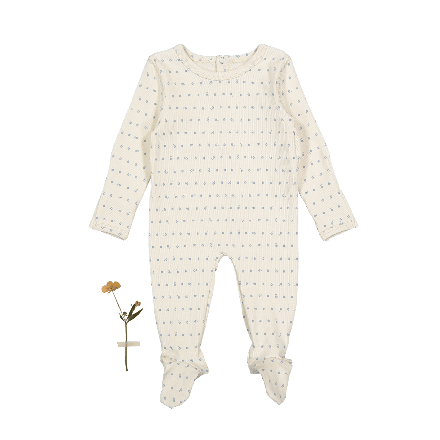 The Printed Romper - Mia Blue