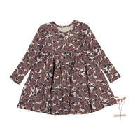 The Printed Long Sleeve Dress - Flora