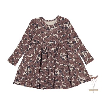 The Printed Long Sleeve Dress - Flora