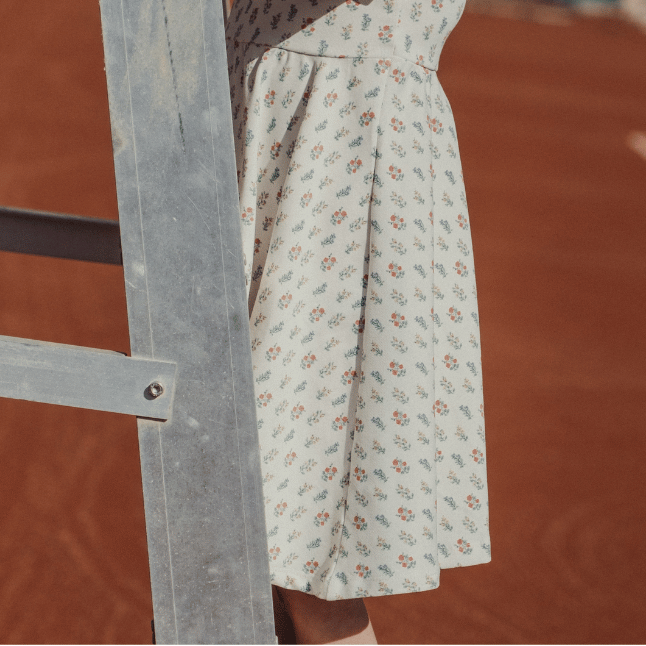 The Printed Long Sleeve Dress - Esme