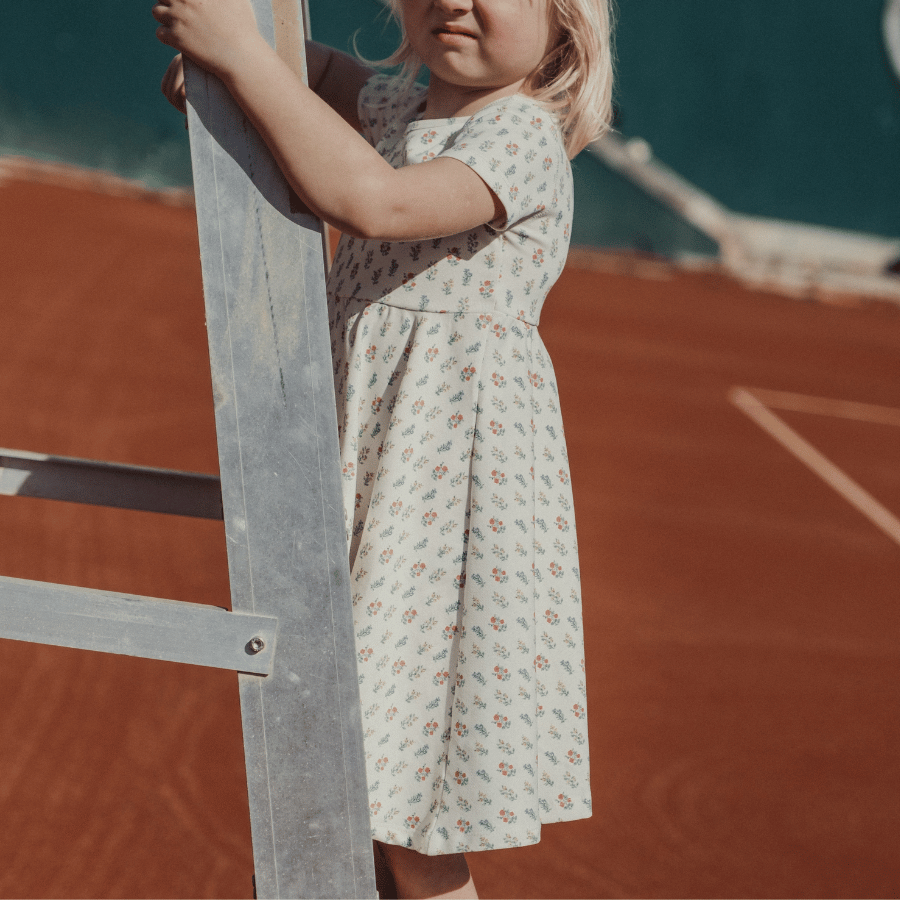 The Printed Short Sleeve Dress - Esme