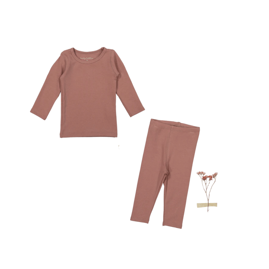 The Legging Set - Rosewood