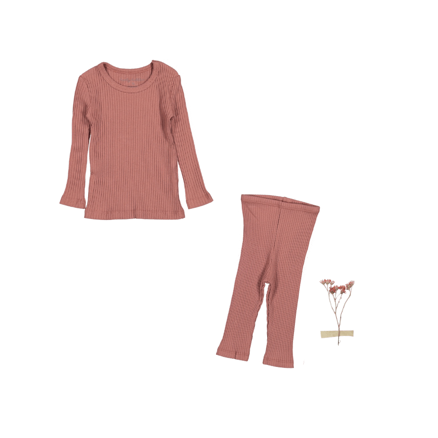 The Legging Set - Rosewood Ribbed