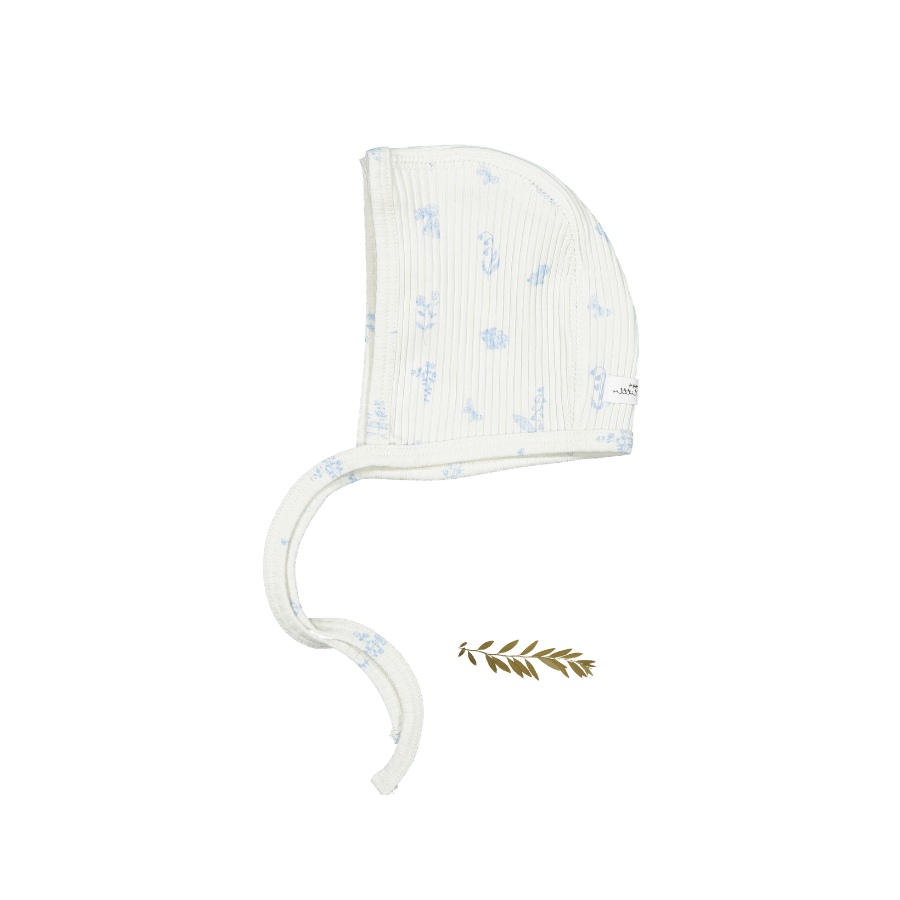 The Printed Bonnet - Meadow Blue