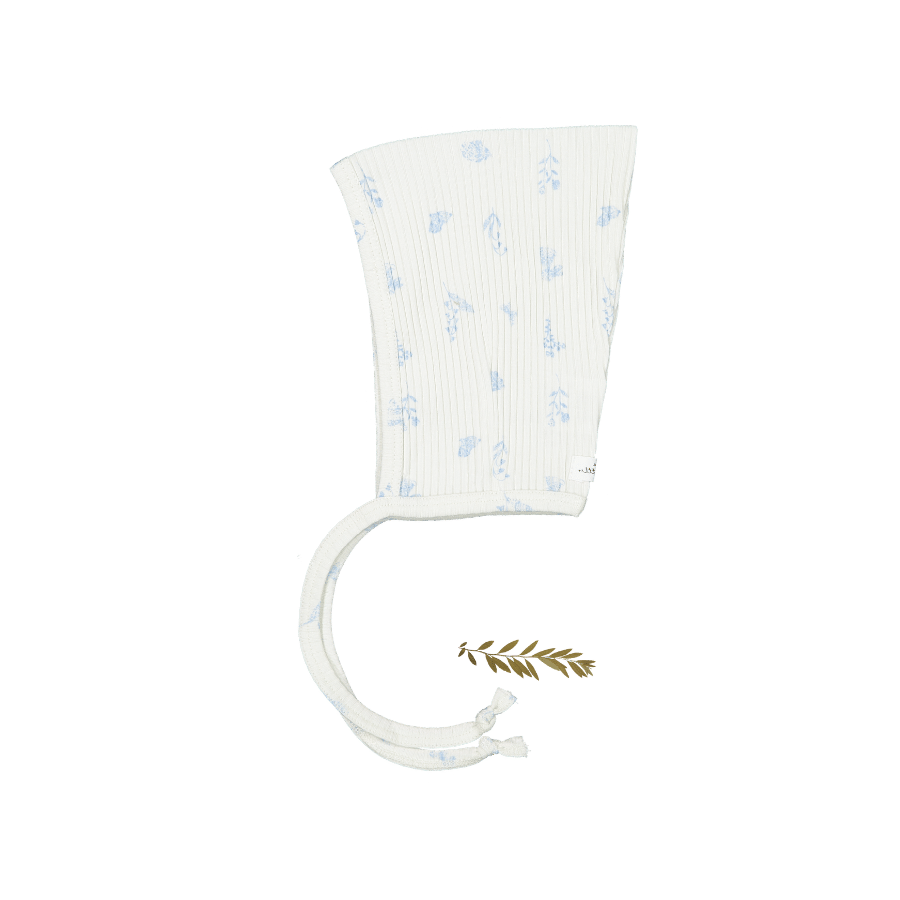 The Printed Pixie Bonnet - Meadow Blue