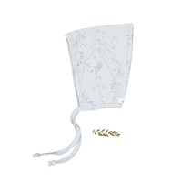 The Printed Pixie Bonnet - Joy Blue