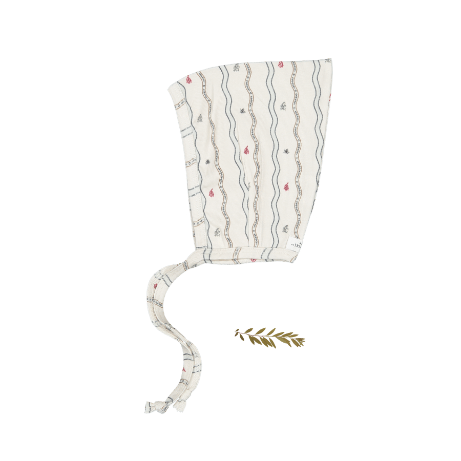 The Printed Pixie Bonnet - Meri Sea
