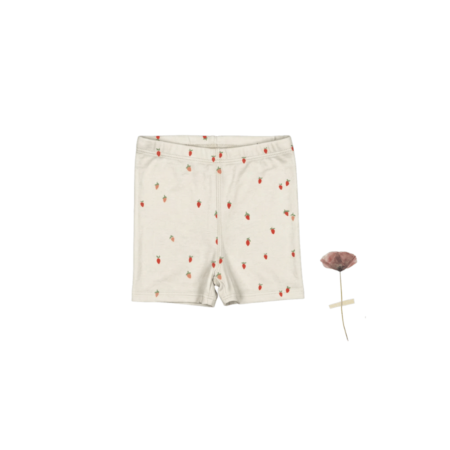 The Printed Short - Raspberry Red