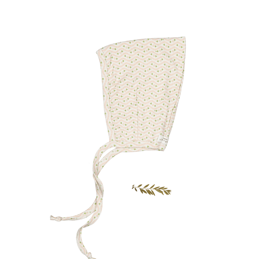 The Printed Pixie Bonnet - Elsie Pink