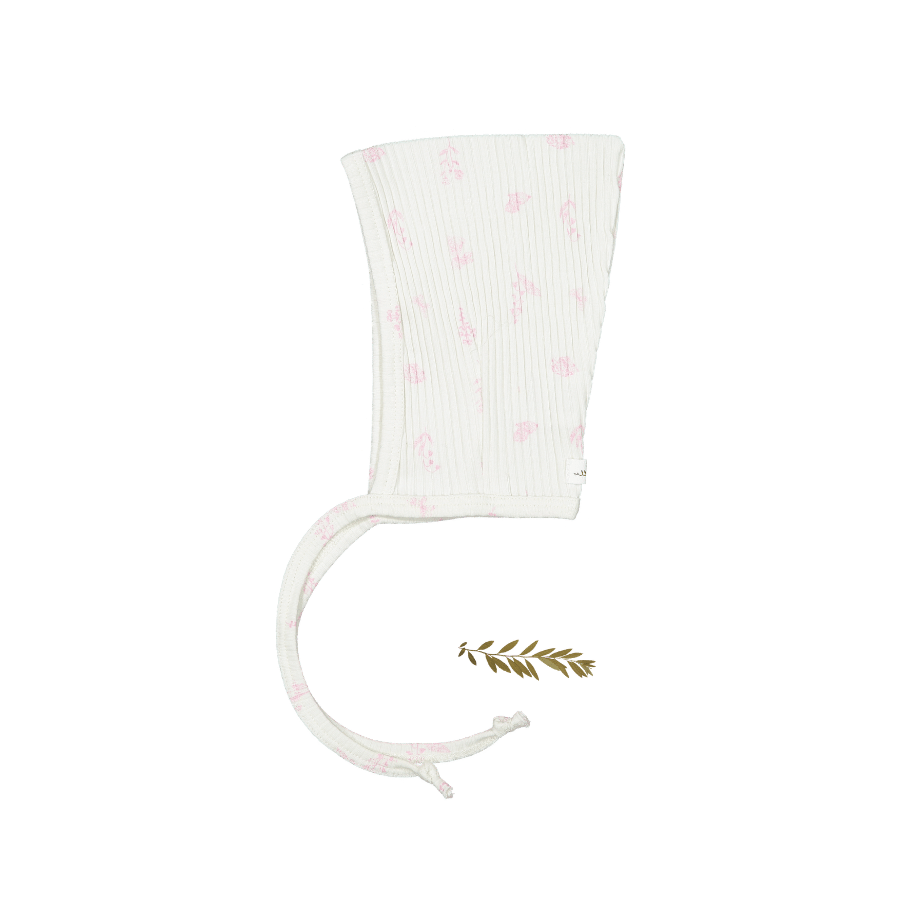 The Printed Pixie Bonnet - Meadow Pink