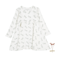 The Printed Long Sleeve Dress - Celia
