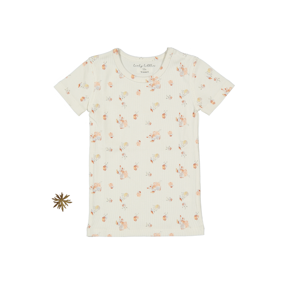 The Printed Short Sleeve Tee - Seashell