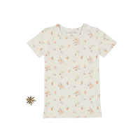 The Printed Short Sleeve Tee - Seashell