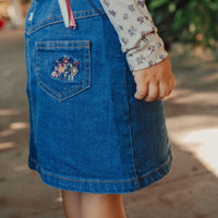 The Denim Skirt - Blue