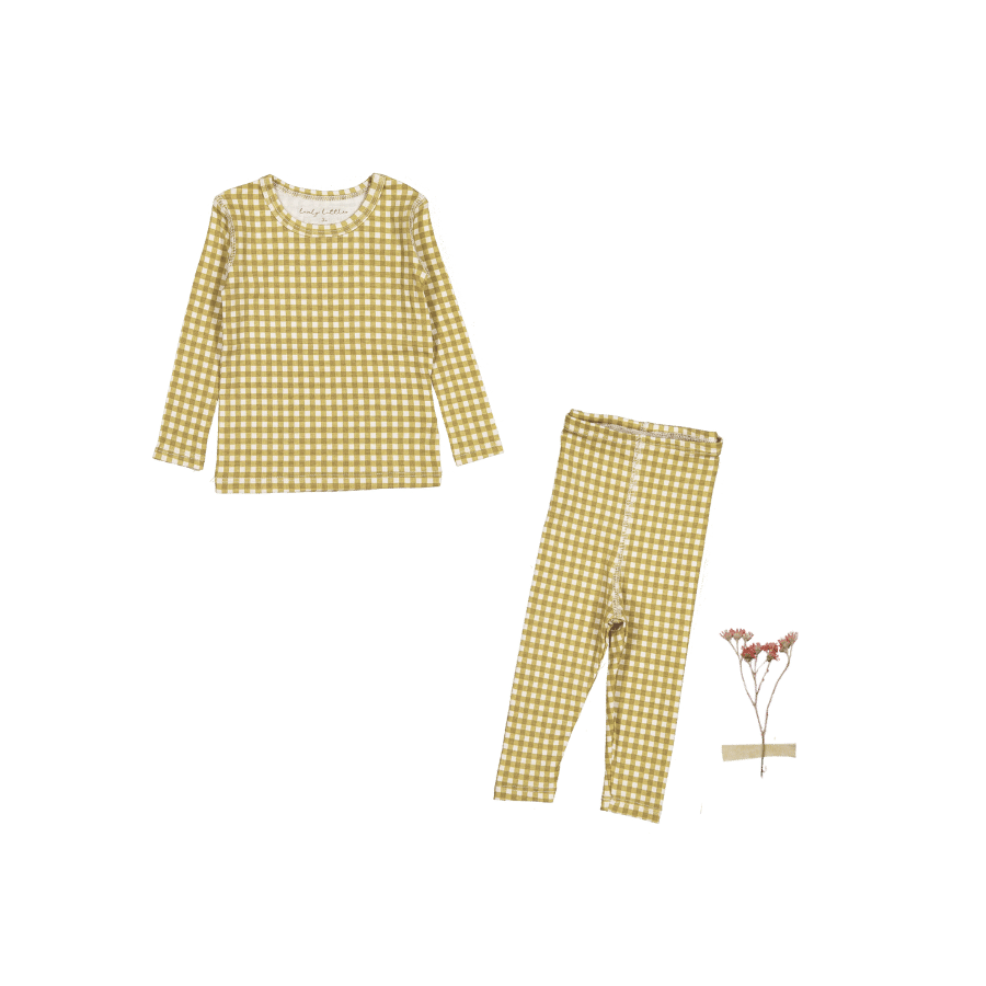 The Legging Set - Golden Gingham