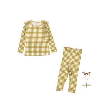 The Legging Set - Golden Gingham