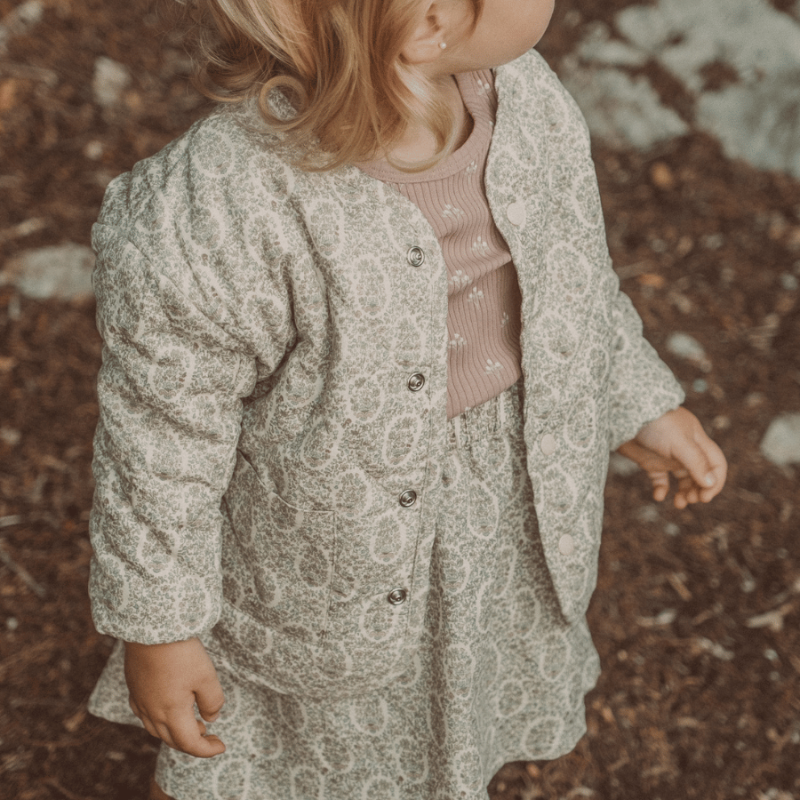 The Corduroy Jacket - Lila Floral
