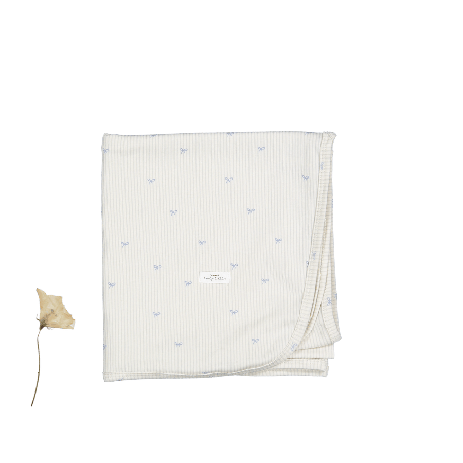 The Printed Blanket - Blue Bow