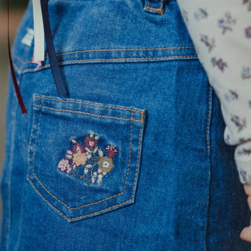 The Denim Skirt - Blue