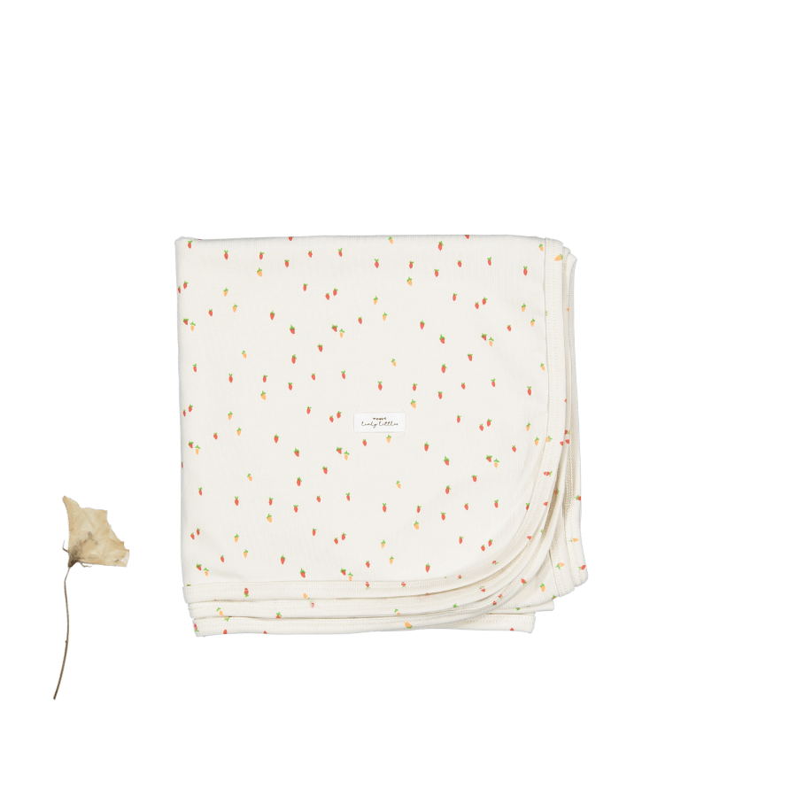 The Printed Blanket - Raspberry Red