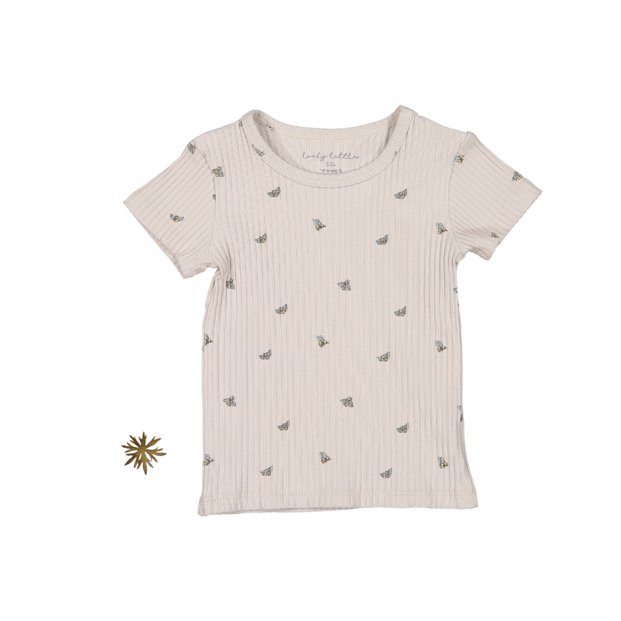 The Printed Short Sleeve Tee - Bee – Lovely Littles